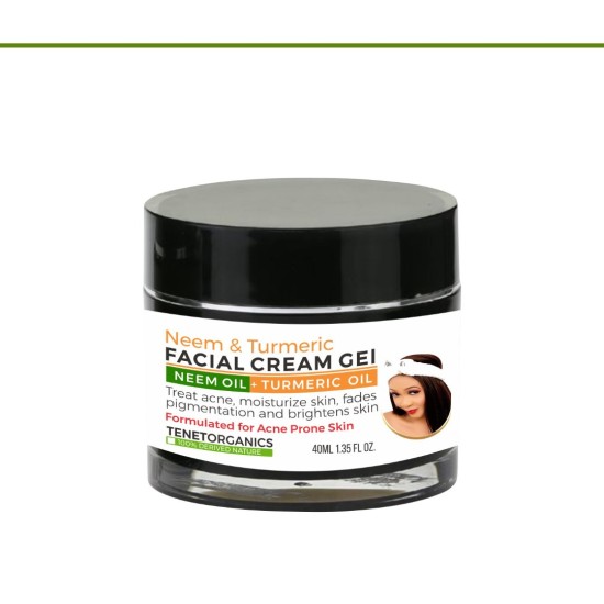 Neem & Turmeric Facial Cream Gel (FORMULATED FOR ACNE PRONE SKIN)